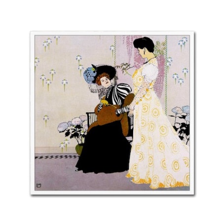 Vintage Lavoie 'Fashion 27' Canvas Art,14x14